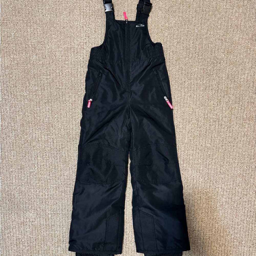 Champion Black Kids Overalls with Pink Accents